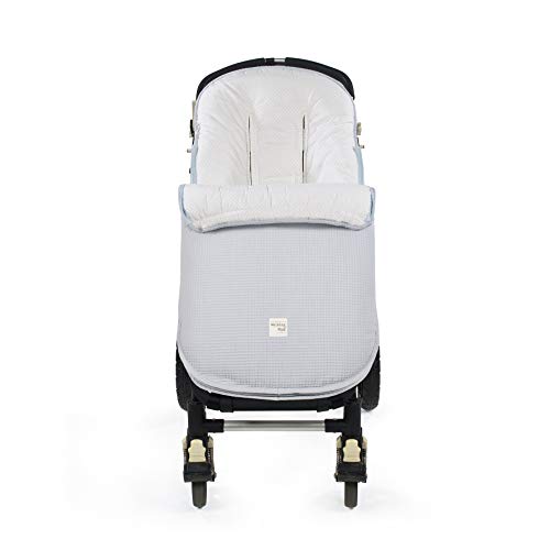 Walking Mum Saco Silla de Paseo Baby Nature Ocean Verano (Bn), Funda para Silla de Paseo, Uso Universal y Compatible con la Mayoría de los Carros y Portabebés, Color Azul Ocean