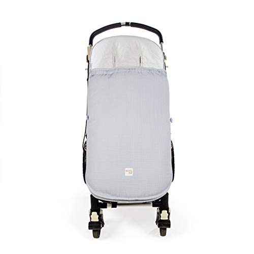 Walking Mum Saco Silla de Paseo Baby Nature Ocean Verano (Bn), Funda para Silla de Paseo, Uso Universal y Compatible con la Mayoría de los Carros y Portabebés, Color Azul Ocean