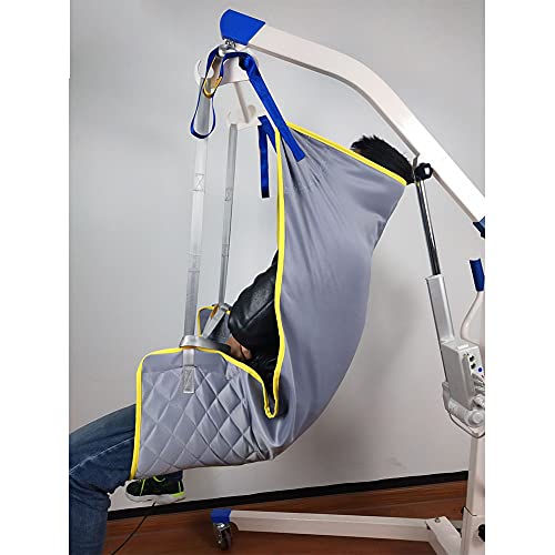 WANGXNCase Arnés Elevación Paciente Cuerpo Completo, Grúa de Paciente, Eslinga De Elevación con Accesorios De Bucle,para Posicionamiento Y Elevación De La Cama,Enfermería, Cuidador