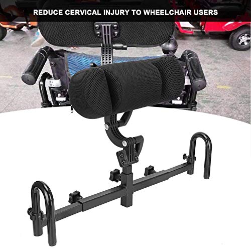 WANGXNCase Soporte para La Cabeza del Reposacabezas De La Silla De Ruedas Cómodo Asiento Almohada De Cojín Trasero,Acolchado Ajustable para Adultos Accesorios De Silla De Ruedas Universales