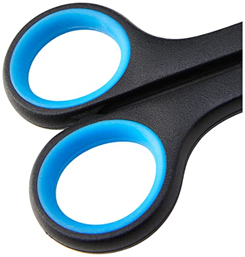 Westcott E-30252 00, Tijeras de acero inoxidable, 14 cm, color Azul/Negro