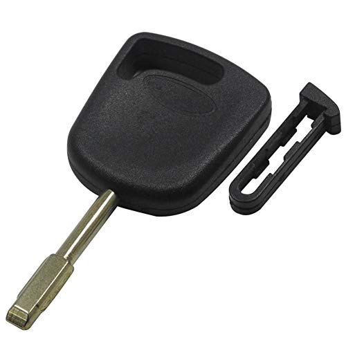 WOLDce Llave abatible de 3 Botones, Carcasa de Llave remota Plegable para Coche, Hoja lHU101 F021, para Ford Focus 3 Fiesta Connect Mondeo C MAX