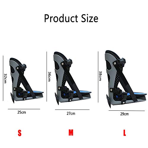 WY- SPLINTS Médico Fractura Roto Tobillo Bota Apoyo - Fractura de Tobillo, Bota ortopédica, esguince, Bota de Walker, inmovilización, postoperatorio, ruptura metatarsiana,S