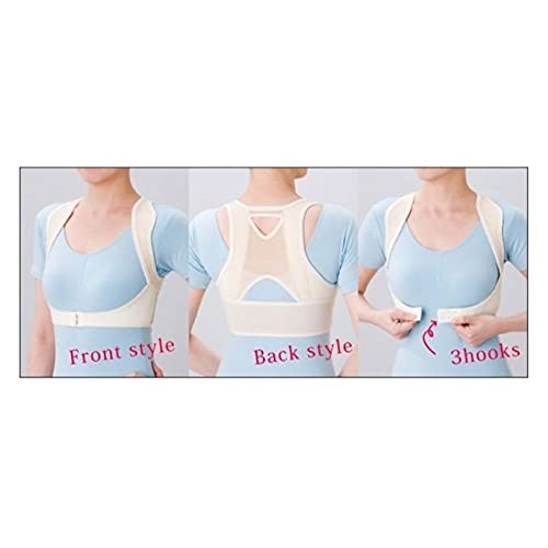 XCBHJXD - Corsé ortopédico para mujer y niña, corrector de postura invisible para la columna vertebral y ortopedia para el hombro, soporte para la espalda, vendaje para cinturón (Talla L: L)