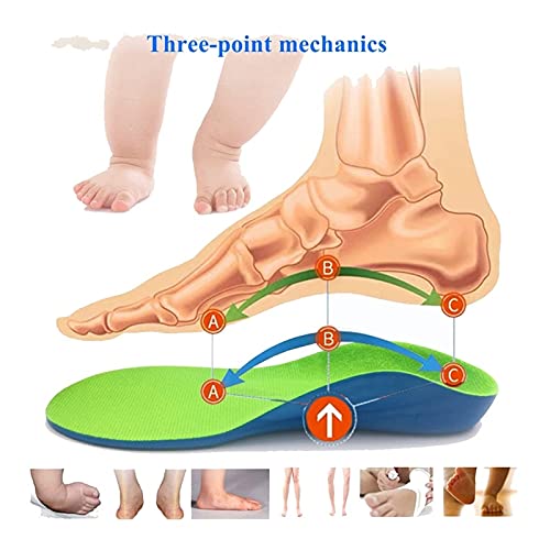 XIEZI Tumbonas Reclinables Plantillas Para Zapatos Desodorante De Suela Transpirable Para Niños Plantillas De Almohadillas Ortopédicas Para Pies Soporte De Arco De Pie Plano Zapatos Ortopédi