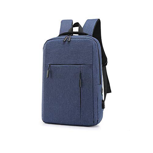 Xihouxian Bolsa De Negocios Yanbaoqi Hombro Ocasional, Tendón De Tela De Nylon, Puertos Externos USB, De Gran Capacidad Mochila Impermeable (29cm * 10cm * 41cm) Mochila para Las (Color : Blue)