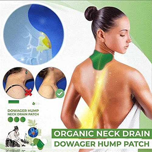 Xikangshun Organic Neckdrain Dowagerhump Patch, Parche Analgésico De Ajenjo Cervical, Parche Calefactor De Cuello De Ajenjo, Parche Cervical, Adhesivo De Extracto De Ajenjo (24 Piezas)