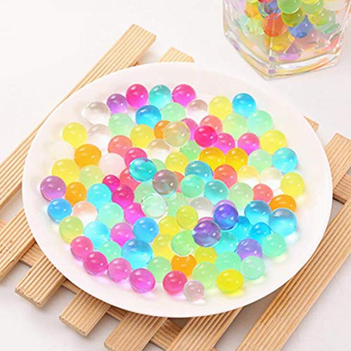 Xinlie Perlas de Gel de Aqua Perlas de Agua de Jalea Cristales Bolas de Jalea de Agua Perlas de Cristal de Perlas de Agua para Relleno de Florero Decoración de Plantas de Aqua (3500 Unidades)