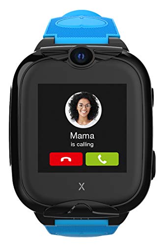 XPLORA XGO 2 - Teléfono Reloj 4G para niños (SIM no incluida) - Llamadas, Mensajes, Modo Colegio, SOS, GPS, Cámara, Linterna y Podómetro - Incluye 2 años de garantía (Azul)