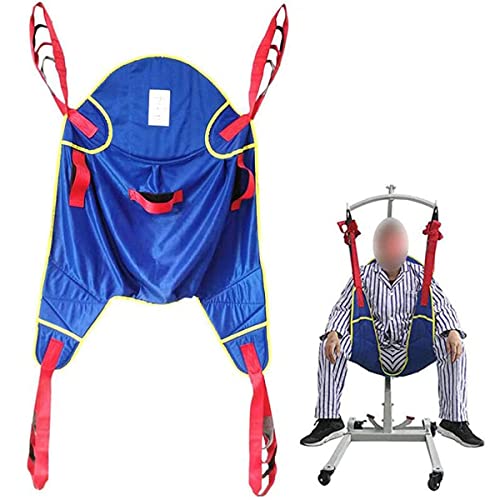 XYEJL Grúa Paciente - Arnés De Elevación Paciente De Cuerpo Completo, Eslinga De Elevación con Accesorios De Bucle,para Anciano,Discapacitado Cuerpo Completo Y Postrado En Cama,L(below150kg)