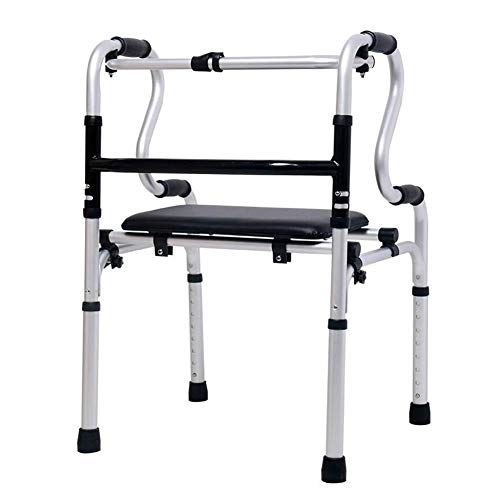 YINGGEXU Adult Walker Muletas Mayores Silla Walker multifunción bastón de Movilidad Reducida bipedestador Antideslizante bastón con el Hospital Equipo de Entrenamiento