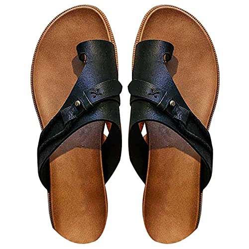 Yokbeer Sandalias de Mujer Zapatillas Zapatos Dedo Grande Hallux Valgus para el Tratamiento Mulas Ortopédicas Cómodas Zapatillas Sandalias de Verano Antideslizantes Zapatos de Punta Abierta