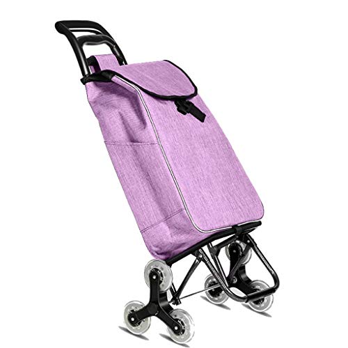 YUNLILI Conveniente carrito de compras ligero para personas con movilidad reducida función de escalera, ligero, duradero y robusto marco de aluminio