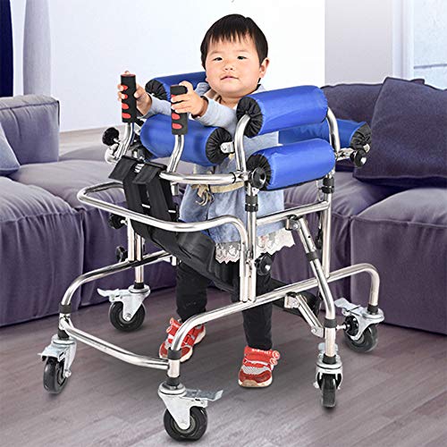 YUXINCAI Rollators Andadores Accesorios Walker Parálisis Cerebral Hemiplejía Entrenador De Rehabilitación Caminante De Pie Entrenamiento De Parálisis Infantil Caminante Peatonal