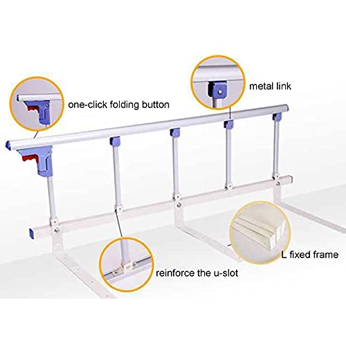 YYFANGYF Barrera De Cama, Stand Up Booster Pasamanos Anticaídas Y Antideslizantes. Barandilla De Dispositivo Auxiliar De Seguridad For Discapacitados/Ancianos/Adultos (Color : Champagne-D)