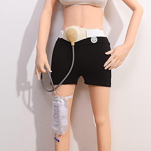 YZILXY Cinturón De Soporte De Ostomía para Bolsa De Ostomía Fija Y Prevención De Hernia Paraestomal para Pacientes con Colostomía Prevención De Hernia Paraestomal, Incluye 2 Correas para Piernas