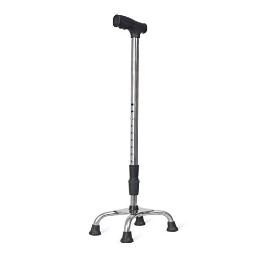 ZCXBHD Bastones De Cuatro Patas Ajustables Discapacitados Ancianos Ligeros Antideslizantes Bastones para Caminatas Caminatas Resistentes Al Desgaste Muletas Rehabilitación Andadores