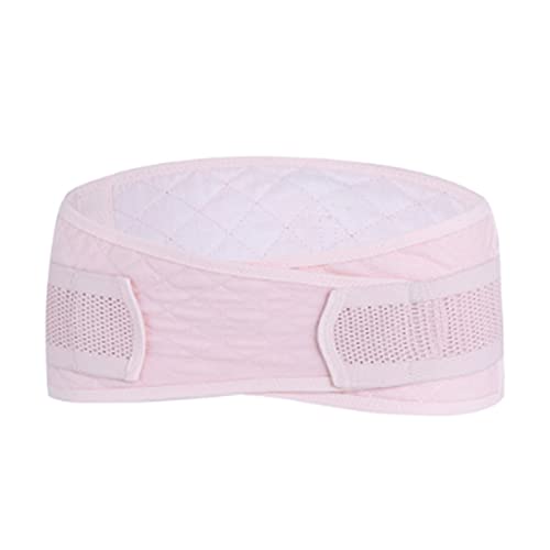 ZJCUNEUR Postparto Mujeres Embarazadas Adecuadas para el cinturón de Hueso pélvico, ventilación de Suministro, cinturón de Hueso pélvico de Abdomen Inferior (Color : Rosado, Size : M)