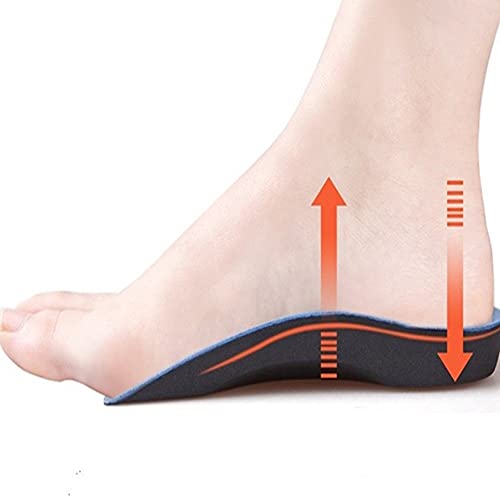 ZLDGYG ZMMDD Plantillas ortopédicas EVA Adulto Arco Plano de pie apoyado Ortesis Orthotics Plantillas ortopédicas para Hombres y Mujeres pies de Cuidado de la Salud (Size : EU 40 to 42 Size M)