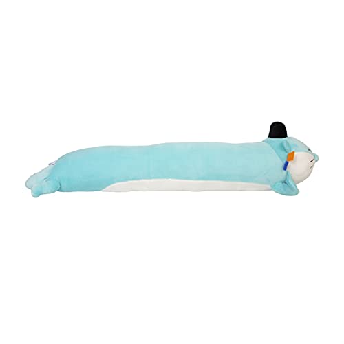 zlw-shop Cojines Almohada Larga Almohadas de Animales Peluche de Juguete Otter Cuello de Felpa Almohada Tirar Almohada Sofá Cama Atrás Cojín Decoración 72cm cojin Lumbar (Size : About 72x14x16cm)