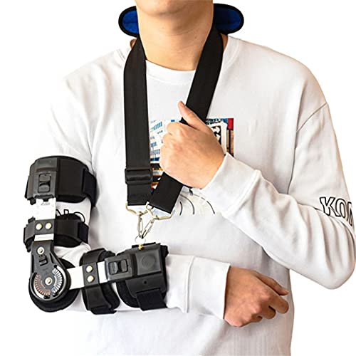 Zyxdk Ajustable Publicar OP Codo Ortopédico, Telescópico Ortesis de Brazo Lesión Recuperación Apoyo para Dislocaciones, Fracturas Artritis, Se Adapta a Todos Unisex (Color : Left)