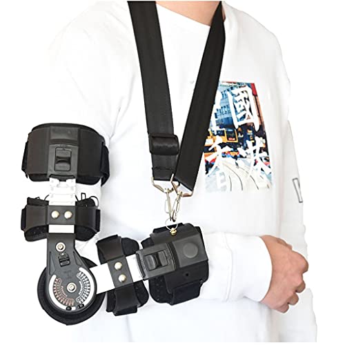 Zyxdk Ajustable Publicar OP Codo Ortopédico, Telescópico Ortesis de Brazo Lesión Recuperación Apoyo para Dislocaciones, Fracturas Artritis, Se Adapta a Todos Unisex (Color : Left)