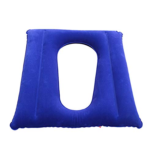 ZZYYZZ Cojín de Aire para Pacientes con Anti-úlceras de decúbito con Orificio, Adecuado para Silla de Ruedas, Silla de baño y Cuidado de la Cama, 50 × 48 cm para Alivio de la ciática