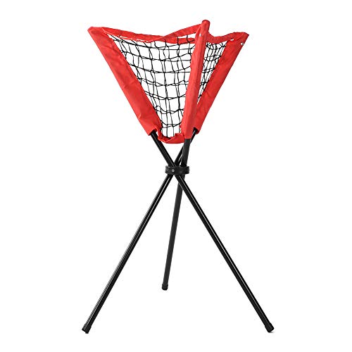 01 Portátil, Ligero, Tela Oxford, Acero Inoxidable, Trípode de Práctica de Bateo de Softbol, ​​Rack de Béisbol, Soporte Estable, para Practicar, Entrenadores