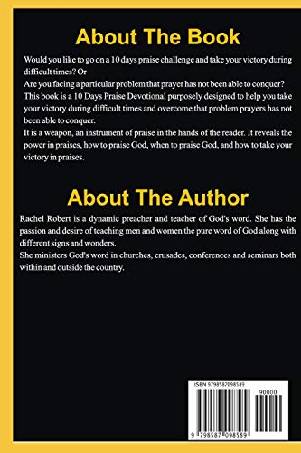 10 Days Praise Challenge: A 10 Days Praise Devotional To Take Your Victory During Difficult Times