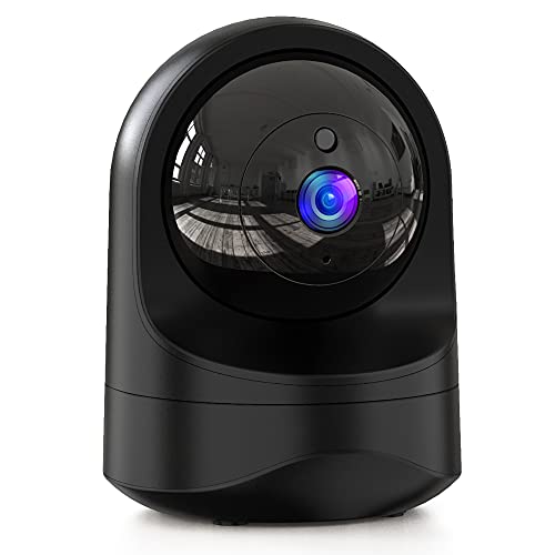 1080P Camara Vigilancia WiFi Interior, Cámara IP WiFi con 10s vídeo App Alerta, Visión Nocturna, Detección de Movimiento, Audio de 2 Vías, Camaras de vigilancia WiFi Bebé/Mascota,Trabajo con Alexa