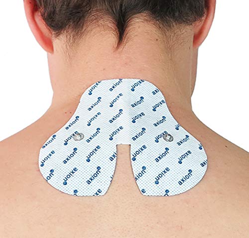 2 Electrodos axion para cuello y cervical TENS y EMS | Especiales en forma de mariposa | Compatibles con su aparato VITALCONTROL y Beurer | Electrodos para TENS | Electrodos para EMS