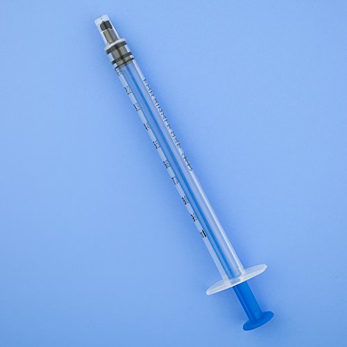 20pack 1ml+5ml Syringe with 20pack 18G 1.2-38mm Blunt Tip Needles for Experiments, Industrial Use，Dispensing Needle Blunt Aguja dispensadora conjunto de jeringa jeringa de plástico jeringa desechable