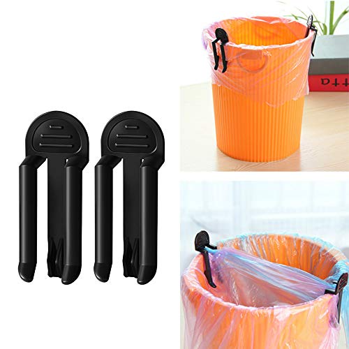 20pcs Abrazaderas para Cubos de Basura Plástico Hebilla Clip para Sujetar Bolsas de Basura