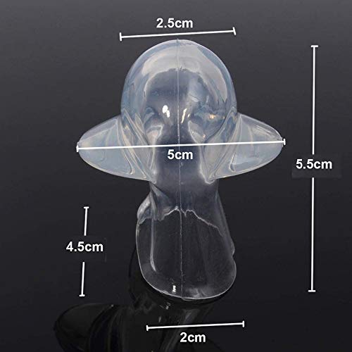 2pcs Anti Ronquido Soluciones, retenedor de la Lengua Suave, Silicona Transparente Apnea del sueño Ayuda para Dormir Ayuda a Mejorar el sueño