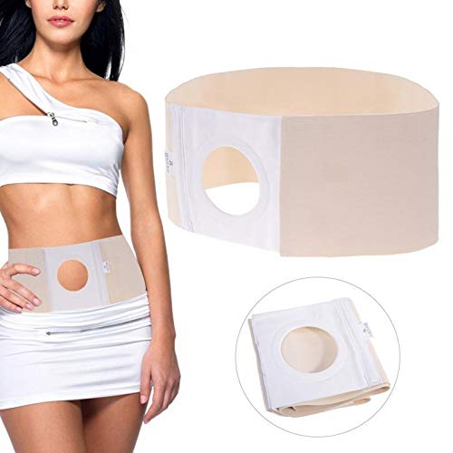 3 tamaños Ostomy Belt Belt Belt Support Groin Hernias Brace Soporte de la cintura Desgaste en el estoma abdominal para arreglar la bolsa y prevenir la hernia de la parrastomal 21-309 ( Size : Medium )