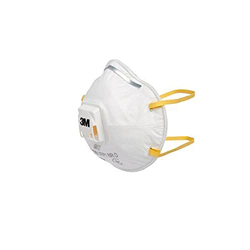 3M 8812 Respirador desechable, blanco, FFP1, Valved, certificado por seguridad