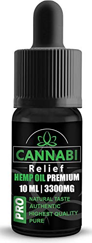 Aceite puro de cáñamo Cannabi Relief 33% | Genuino y Auténtico | Lo mejor de los Países Bajos