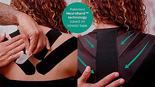 ActivePosture - Camiseta con Corrector de Postura para Espalda, Con Cremallera, Corrector de Hombros para Mujer, Cuenta con Tecnología Neuroband que Ayuda a Reducir Tensión, Dolor y Mejora la Postura