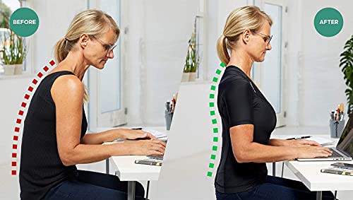 ActivePosture - Camiseta con Corrector de Postura para Espalda, Con Cremallera, Corrector de Hombros para Mujer, Cuenta con Tecnología Neuroband que Ayuda a Reducir Tensión, Dolor y Mejora la Postura