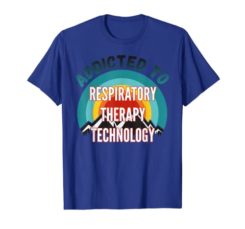 Adicto a la terapia respiratoria Tecnología College Principal Gif Camiseta