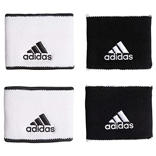 Adidas Tennis WB S Muñequera, Unisex Adulto, Blanco/Negro/Negro, Única