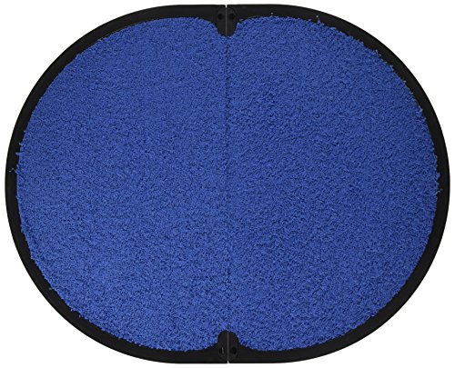 Alfombrilla reposapiés ideal para la piscina, el gimnasio, la ducha - Alfombrilla reposapiés FitFeet - Color negro/azul