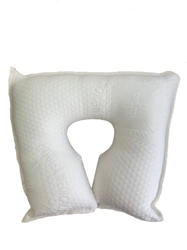 Almohada antiescaras especifico para postoperatorio Ocular, Gran protección, Almohada ergonómica