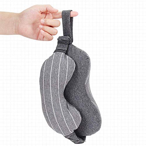 Almohada de viaje Mascarilla de ojo multifunción Dos en un solo cuello en forma de U Cuello de almohada almohada cervical almohada pasajero almohada almohada almohada almohada almohada for dormir (Col