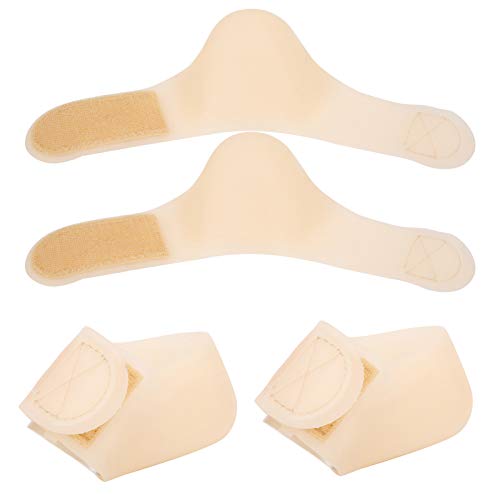 Almohadilla para el talón, Inserciones Reutilizables y Lavables para Fascitis Plantar, Material de Silicona para talón de Mujer Alivio del Dolor Tendinitis Talones de Aquiles