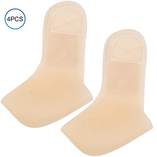 Almohadilla para el talón, Inserciones Reutilizables y Lavables para Fascitis Plantar, Material de Silicona para talón de Mujer Alivio del Dolor Tendinitis Talones de Aquiles