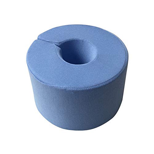 Almohadilla Protectora del Cojín con Soporte para El Talón Y El Tobillo (1 Par), Almohadilla De Apoyo para Elevador De Manos O Pies, Descanso para Aliviar La Presión De Llagas Y Úlceras,Blue