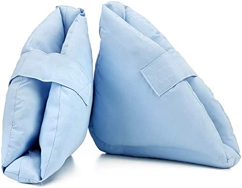 Almohadillas de talón para cojín de dolor de cama, protectores de talón para pies y botas de pie para lesiones (2 unidades) Protector de tobillo alivio de la presión del dolor de úlceras y úlceras