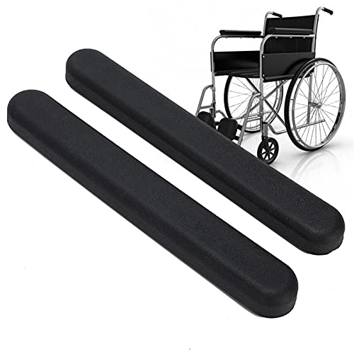 Almohadillas para brazos para sillas de ruedas Almohadillas para reposabrazos universales Accesorio de repuesto con tornillo para la mayoría de las sillas de ruedas manuales de brazo completo Medline