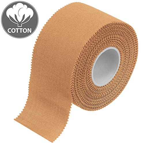 ALPIDEX 6 x Cinta Adhesiva Deportiva 3,8 cm x 10 m Sport Tape, Color:de Color Carne